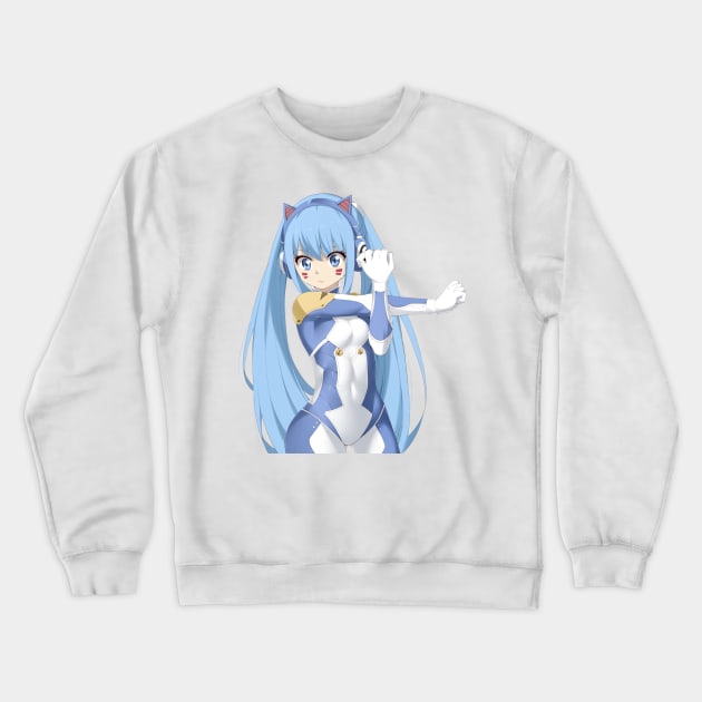 Hermit Mio "EDEN'S ZERO" Crewneck Sweatshirt by StayAlivePlz